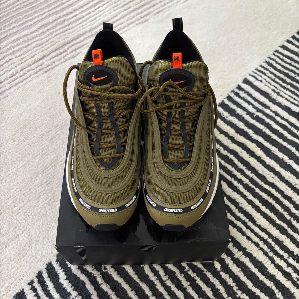 Nike Green and Black Air Max 97 Sneakers